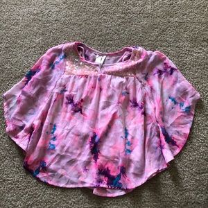 Justice sheer top and tank